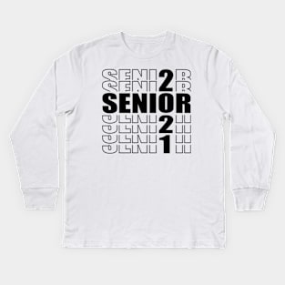 Senior 2021 Kids Long Sleeve T-Shirt